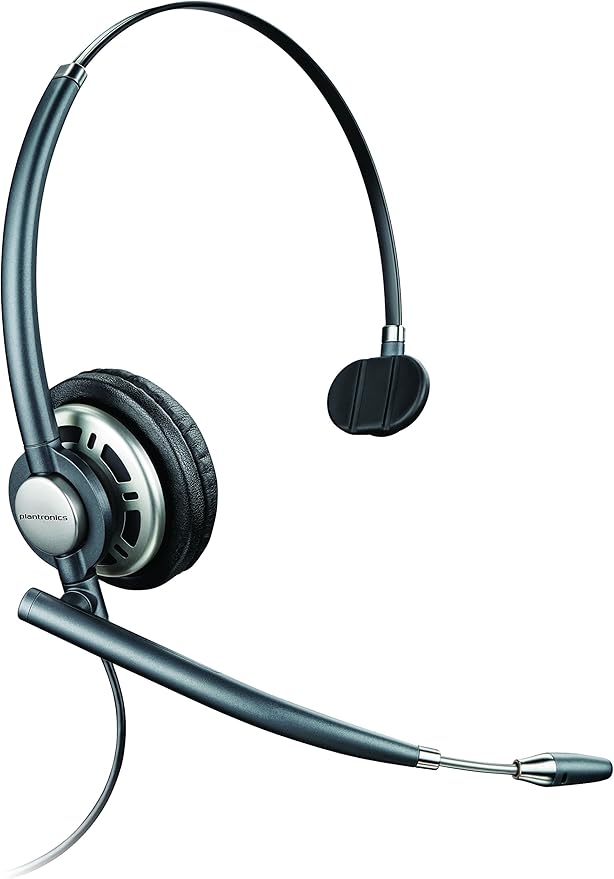 plantronics encorepro hw710d 耳挂式单耳有线耳机带降噪麦克风